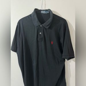 Ralph Lauren Black Polo, Short Sleeve, Classic Fit, Size XL Men’s